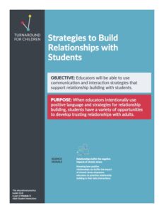 Strategies to Build Relationships with Students